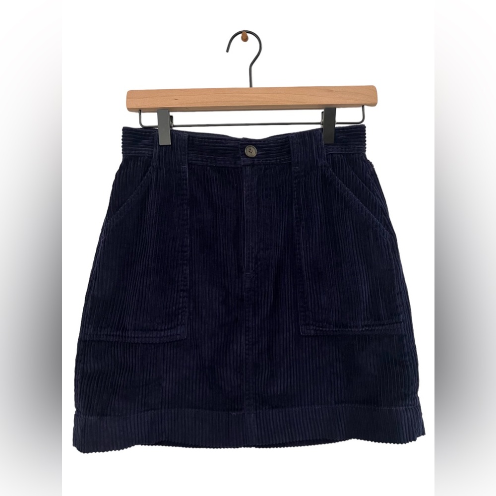 GAP Deep Blue Corduroy Skirt